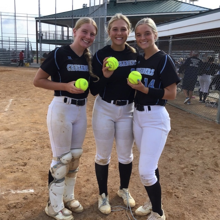 DTCardinals's tweet photo. Well done by our softball girls going 2-1 on the day with wins against McCook and Hastings. Big congrats to DT’s Hannah Greathouse on the homer today! #TheCardinalWay https://t.co/TVs8xvPKb7