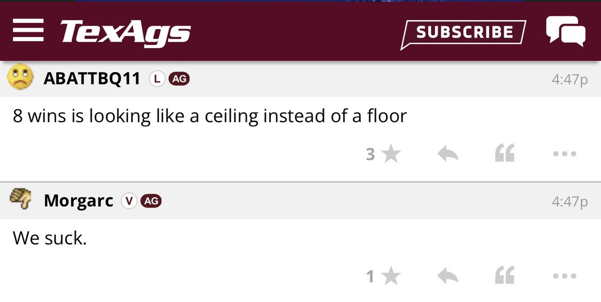 Message Board Geniuses on Twitter "TexasAM would like a refund on