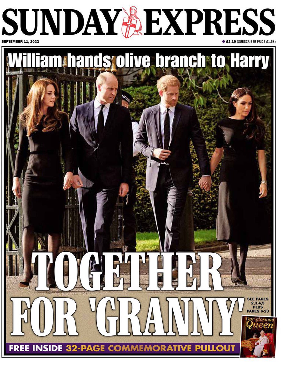 WDehandschutter's tweet photo. 🇬🇧 Charles III has been proclaimed king in a historic ceremony. And here are the front pages from tomorrow’s newspapers in the UK… #WilliamKate #HarryMeghan https://t.co/C0SKs8jSBL