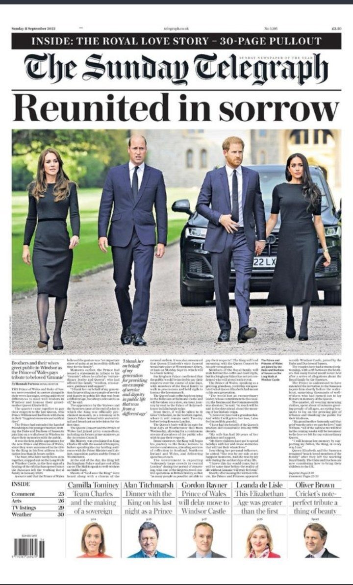 WDehandschutter's tweet photo. 🇬🇧 Charles III has been proclaimed king in a historic ceremony. And here are the front pages from tomorrow’s newspapers in the UK… #WilliamKate #HarryMeghan https://t.co/C0SKs8jSBL