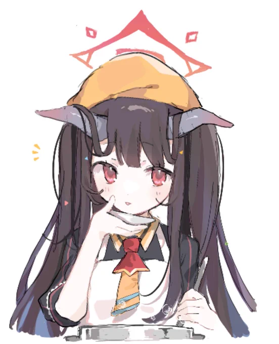 > よければブルアカのフウカを描いていただけるととても嬉しいです!#odaibako_rrprrp_  