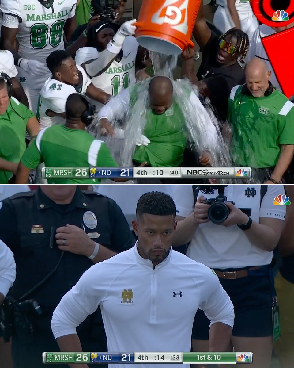 DOWN GOES NO. 8 NOTRE DAME ‼️