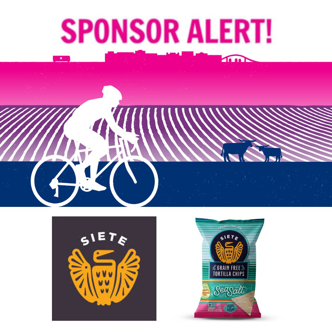 Mamma Jamma participants will enjoy a bag of Sea Salt Grain Free Tortilla Chips with their lunches thanks to a generous donation from <a href="/sietefoods/">Siete Family Foods</a>. Thank you for your continued partnership and providing these yummy and healthy snacks for our riders and volunteers.

<a href="/LoneStarCares/">LoneStarCares</a>