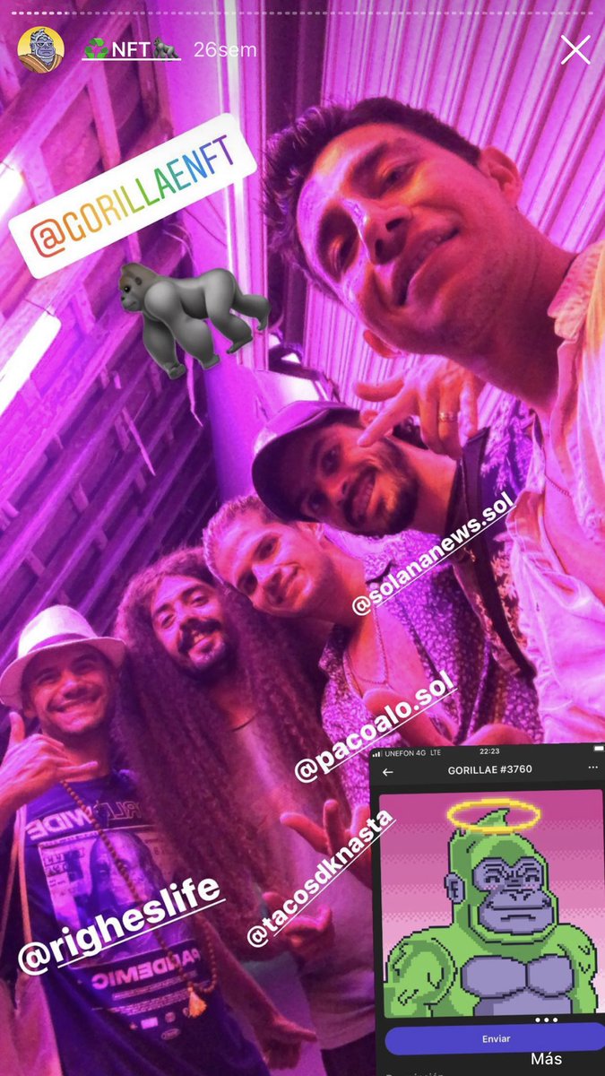 ProfeMicelio33's tweet photo. El 7 de Marzo inició mi Camino en el Mundo de los NFTS gracias a @GorillaeNFT y @eliodefi mi Mentor Web3 
Gracias por tanto mi bro TE AMO 
🫶🏽🌀🦍 
🎉 FELIZ CUMPLEAÑOS🎉 https://t.co/kXm9qytzqe