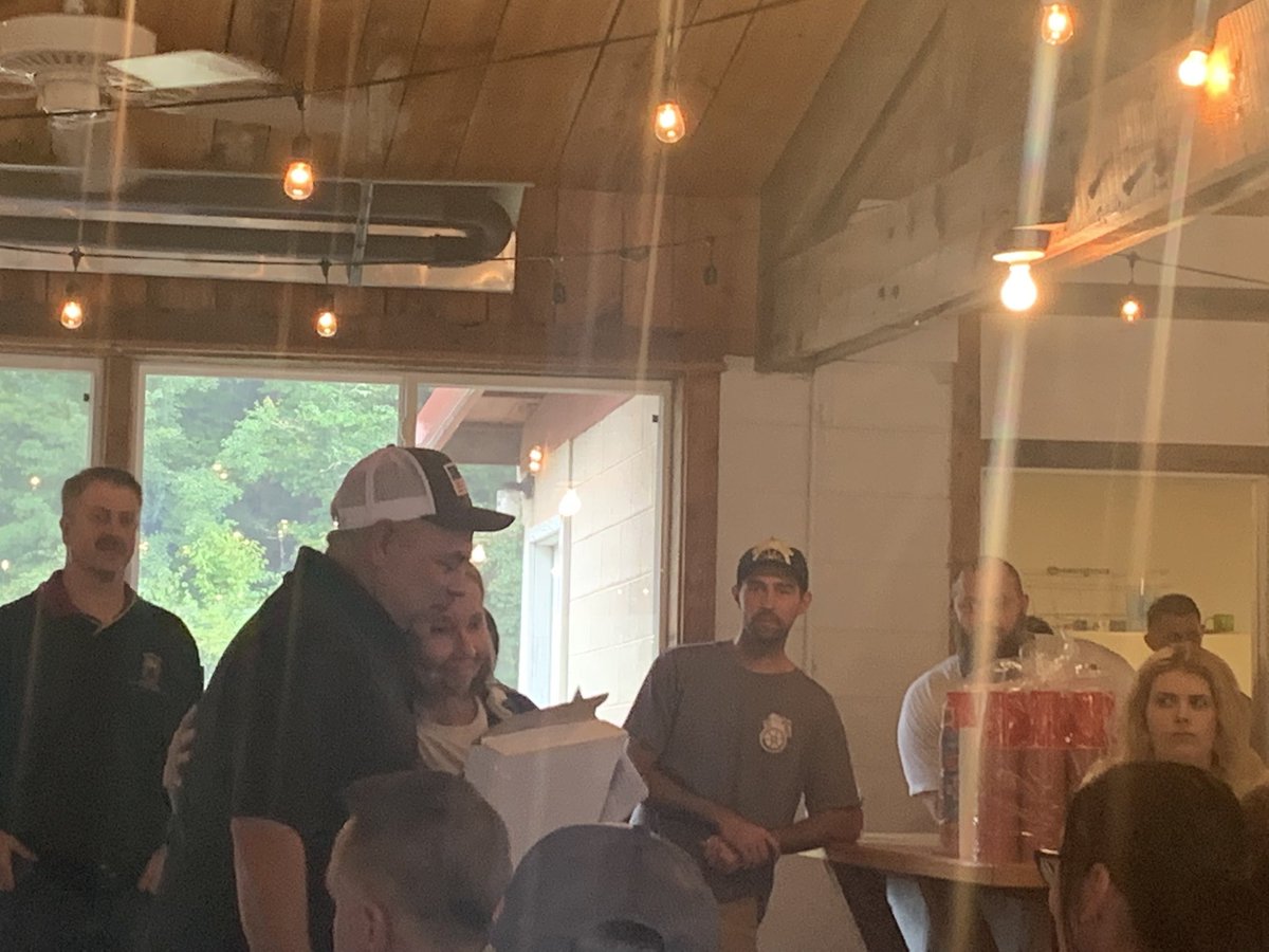 Martin4Buncombe's tweet photo. A little rain didn’t stop us from getting together with the WNC Central Labor Council for a great cookout. Proud to support WNC workers and connect with many new friends! #avl #wnc #avlpol #UnionStrong https://t.co/yNm7pgW1m7