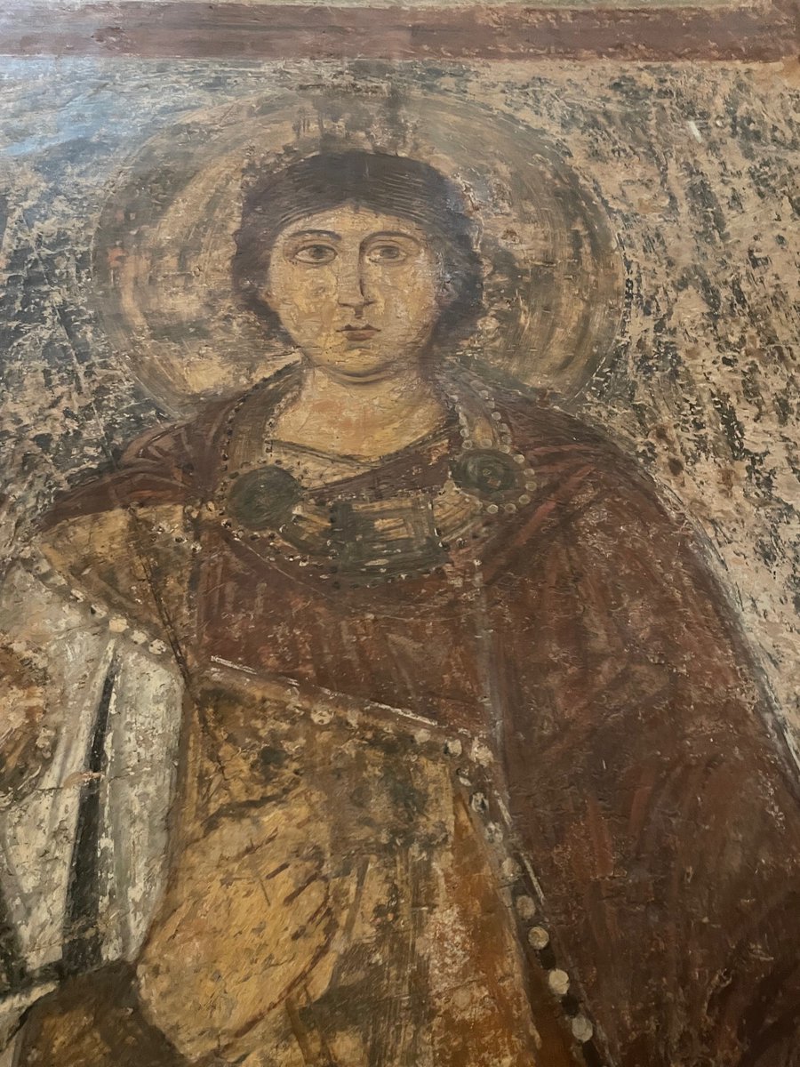 JohnPrideaux's tweet photo. Fresco in St Sophia in Kyiv snapped earlier today

This tweet delivered thanks to Starlink and the good folks of the 🇺🇦 railways https://t.co/3fWek2AhXB