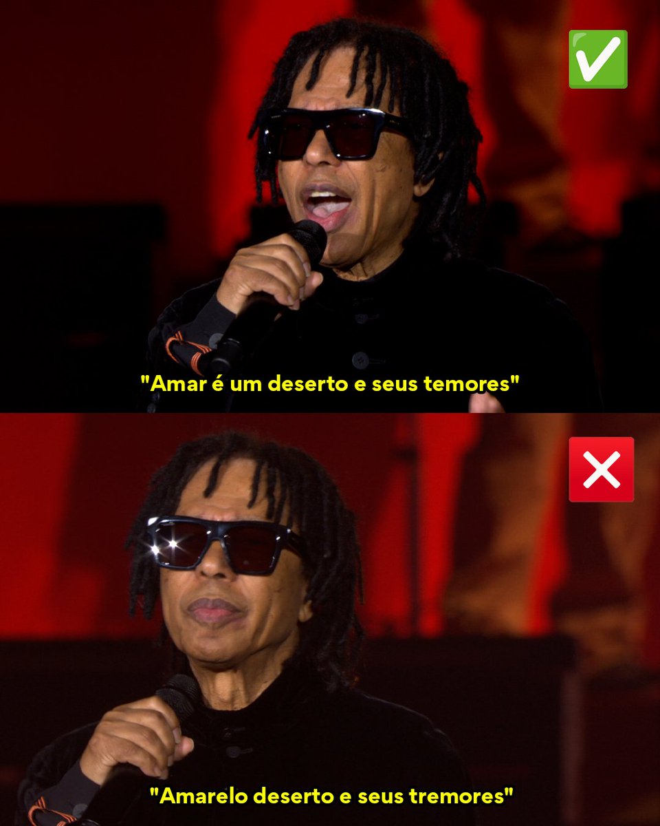 multishow's tweet image. Quem nunca cantou errado alguma música do Djavan que atire a primeira pedra 🤭 Então vamos de letra, Djafãs!✨ #DjavanNoMultishow #RockinRioNoMultishow