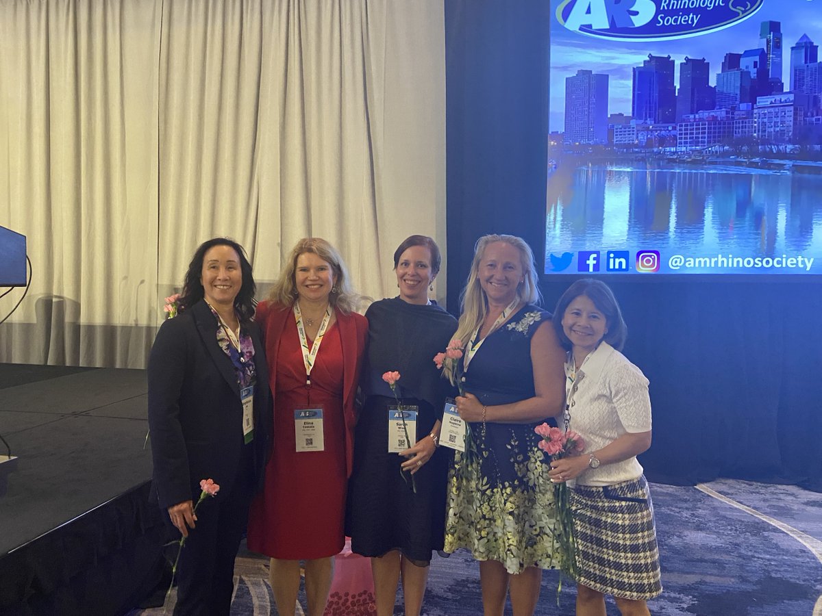 AmRhinoSociety's tweet photo. Great celebration of mentorship and Professor Sarah Wise as the new ARS President to close out the annual meeting. #ARSFall2022

For those wanting to donate and support the Women in Rhinology and the ARS, use following QR code: https://t.co/rSs0RZVjQp