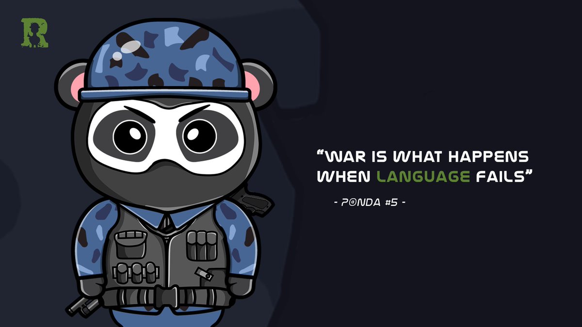 War is what happens when language fails.

#DeFi #Solana #NFT #NFTs #NFTcommunity #SolanaNFT #NFTstaking #YieldFarming #web3