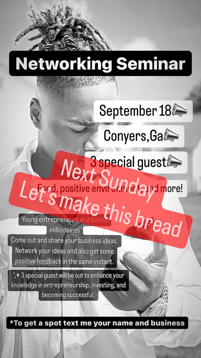 Next Sunday! September 18 eventbrite.com/e/networking-s…