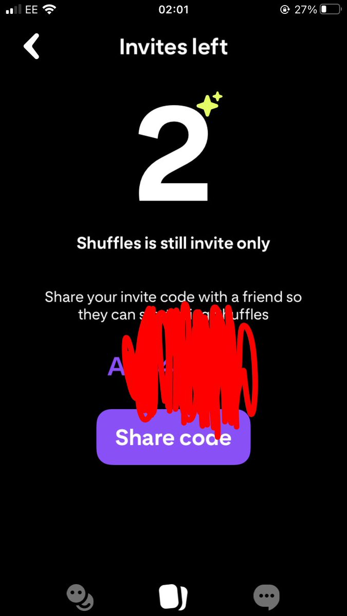 emilypowell165's tweet photo. I have 2 Pinterest shuffle codes! Dm me! #shufflescode #shufflecode https://t.co/Illx8dbcOg