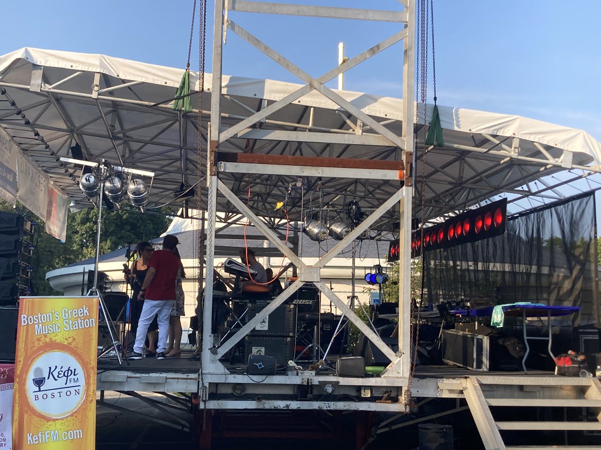 A wonderful afternoon in Cranston out at the Greek Festival today-