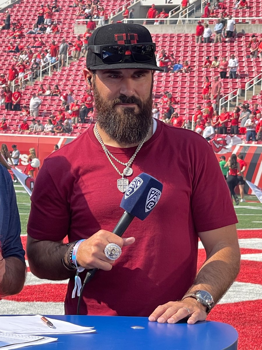 What up <a href="/weddlesbeard/">Eric Weddle</a>! Stopping by <a href="/Pac12Network/">Pac-12 Network</a>