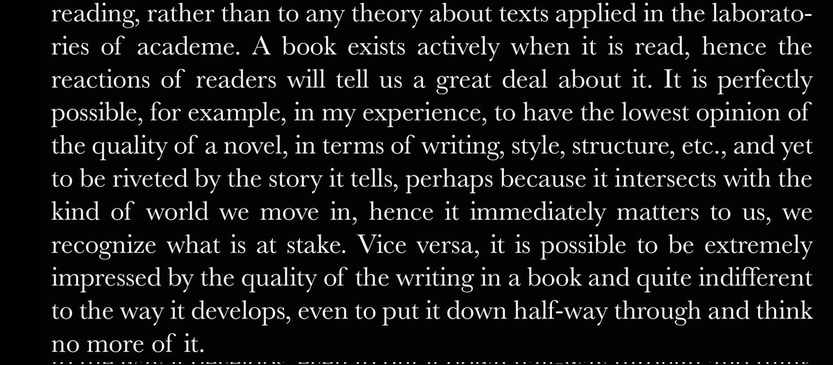 DeonticScorekpr's tweet photo. Parks (2015) on the independence of literary quality and literary experience of novels.
#TimParks (2015) The #Novel: A survival Skill. Oxford University Press https://t.co/NoE941FGrF