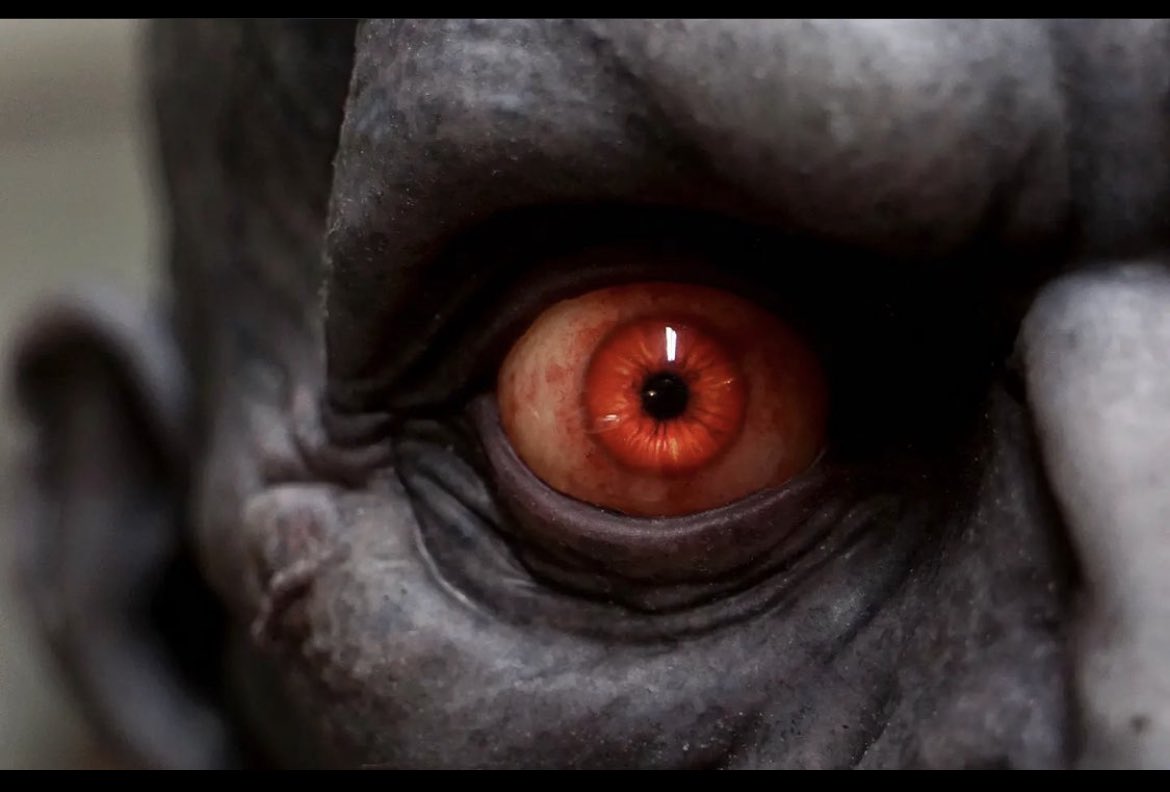 Happy Saturday! 
Our Premium BloodLust Eye displayed in our Vampire display head. 
Sculpted by <a href="/jorgenorgaard/">Jorge Norgaard</a> 
Cast and painted by <a href="/ImmortalMasks/">Immortal Masks</a> 
•
•
#vampire #eyes #fakeeyes #immortalmasks #fourthsealstudios #halloween #spooky #bloodlust #bloodthristy #specialeffects #spfx