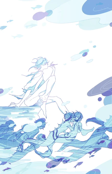 #ツイステファンアート 逝く夏 