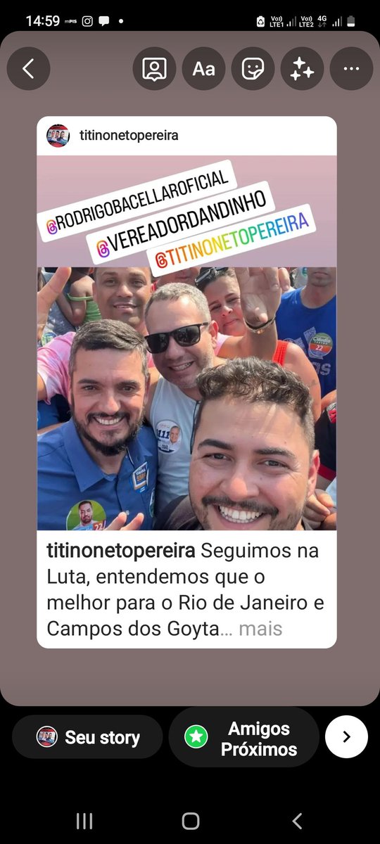 Titino65600052's tweet photo. Seguimos na Luta, entendemos que o melhor para o Rio de Janeiro e Campos dos Goytacazes é @claudiocastrorj 22
@rodrigobacellaroficial 22789
@vereadordandinho, sem tempo a perder, Interior Forte.
#vereadordandinhoderiopreto
#rodrigobacellar
#claudiocastro
#interiorforte https://t.co/VwNLVHU6te