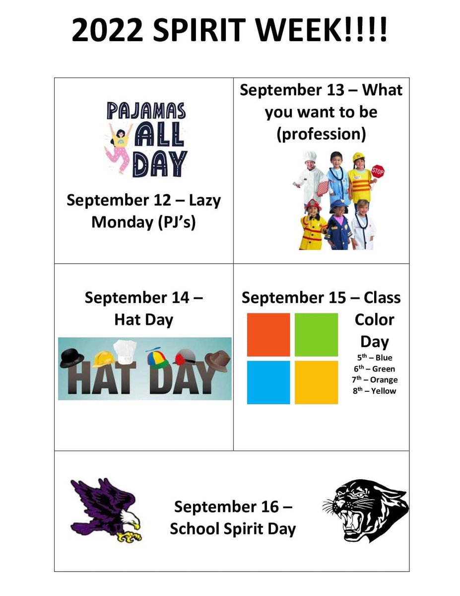 Spirit week for the S-VE MS