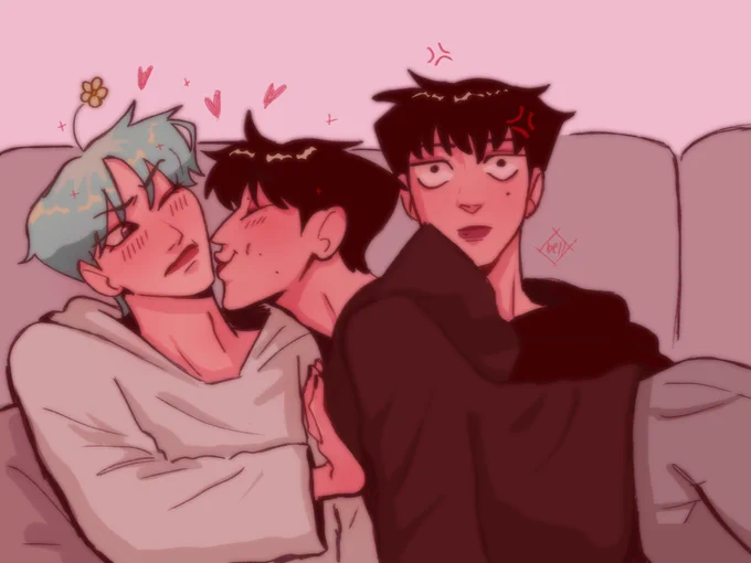 third wheeling #ATEEZfanart 