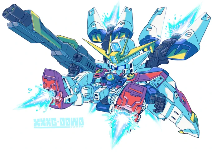 今日のみかんさん絵チャバトルアライアンスのゼロがカッコ良かったのでウイングゼロ! 