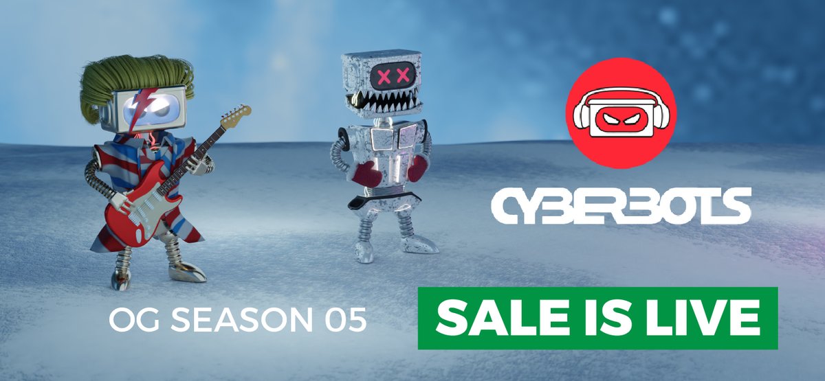 Cyberbots1's tweet photo. Cyberbots S05 mint is now live. The wallet address is

addr1vylhdjzqzrwpuqdfn5kwrm895muegses3sqgxwg40cqpl0clrjace

Details:
Wen: NOW
Price: 120 ADA
Supply: 150 NFTs

You must be a Cyberbots S01-04 or CyberX holder to mint

#cnftmint #CNFTCommunity  #cyberbotsS05 https://t.co/XofmtvQwxZ