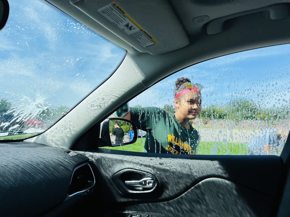 Action shot of my car being washed by <a href="/bv_north/">Will North Boys Varsity Soccer</a> &amp; <a href="/WNGVS/">North Varsity Girls Soccer</a> Great fundraiser. My car never looked so good! I thought you were only good with your feet😎