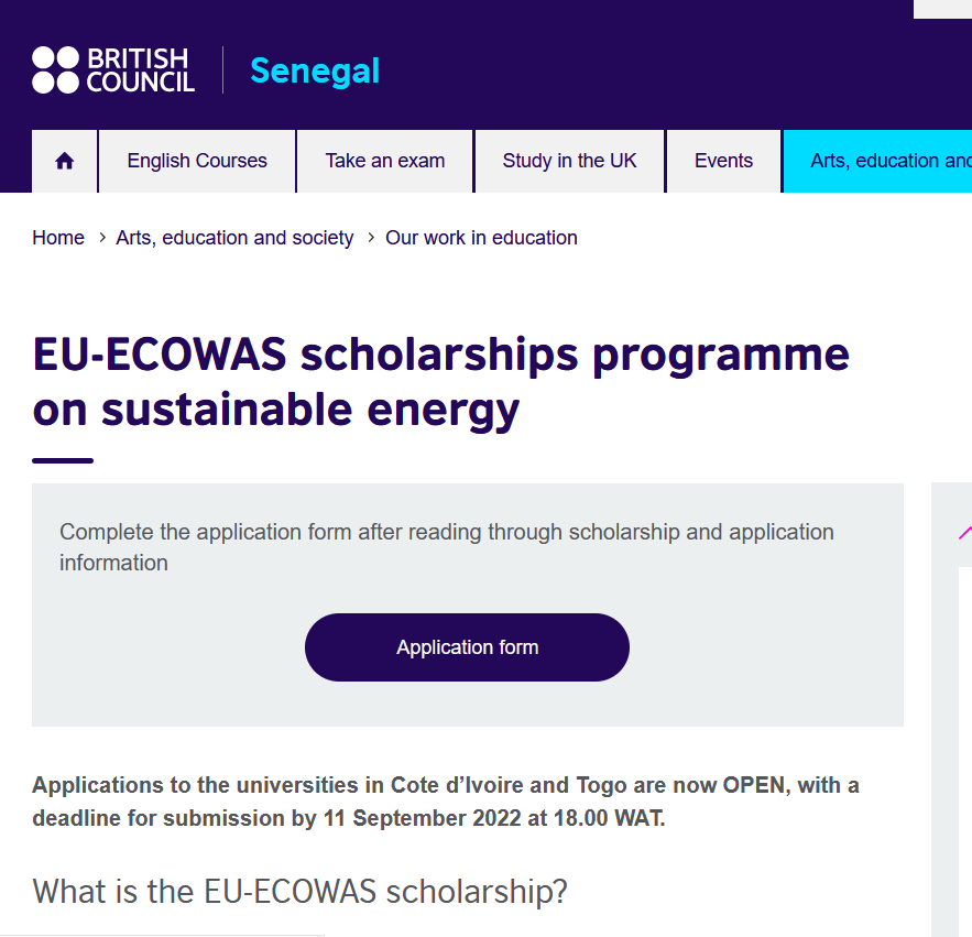 ECOWASdevparcel's tweet photo. EU-ECOWAS scholarships programme on sustainable energy 
👇👇👇
https://t.co/2o40AIhH7x https://t.co/zBNbTuzwbY