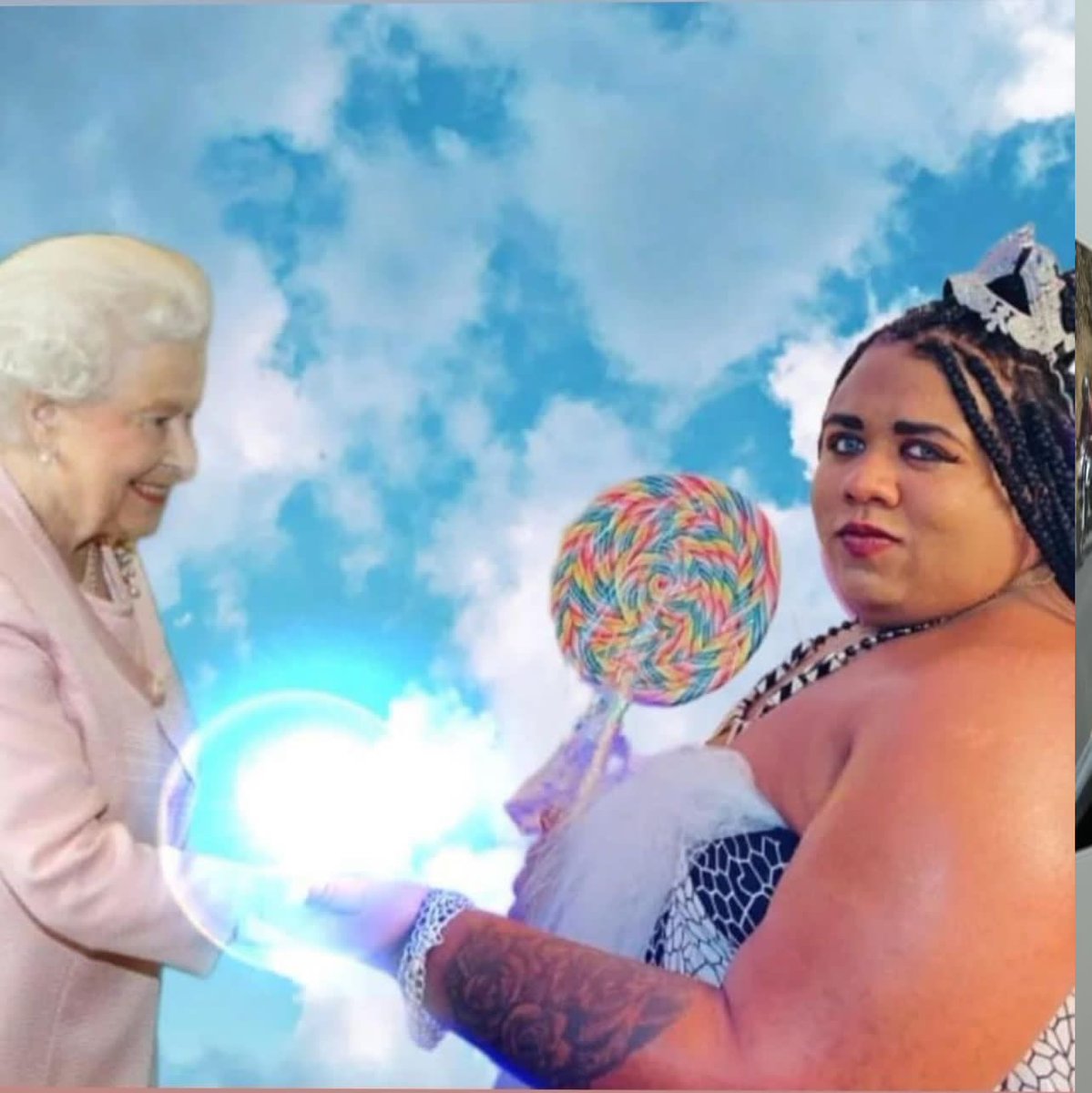 Lalinnh's tweet photo. Receba bem a Rainha 👸 #rainhaelizabeth #igona https://t.co/F1ewdA4zEJ