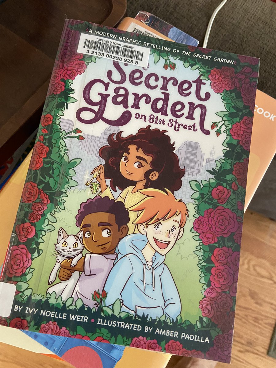 I adored this graphic novel retelling of The Secret Garden! It was full of love, hope, friendship, family, and flowers. And with a NYC setting what more could you ask for? I think readers of all ages will enjoy it! #WuReads #WeekendReading #ReadEveryday