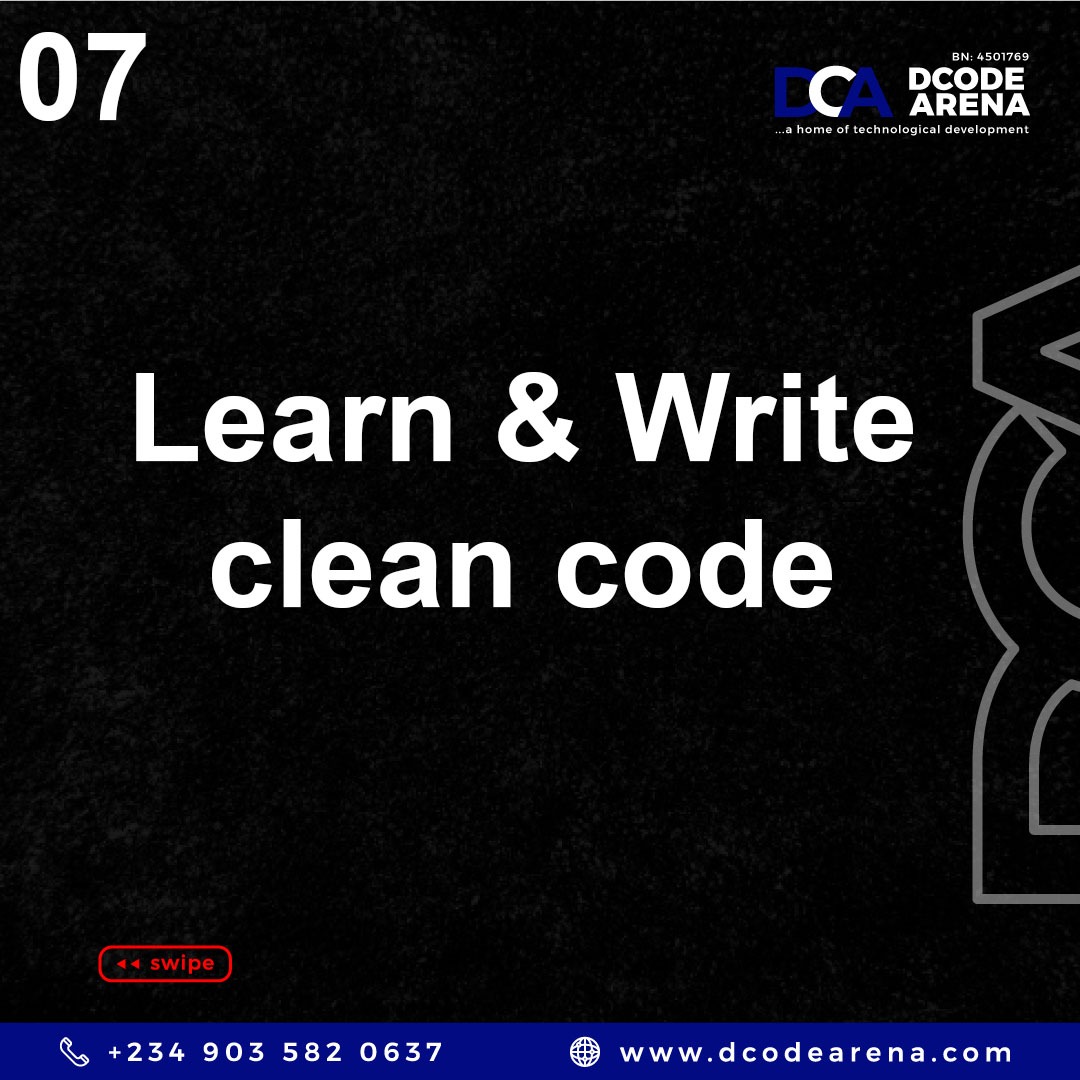 dcodearena's tweet photo. 10 Ways to be a Better Developer https://t.co/5Y2anz9mCQ