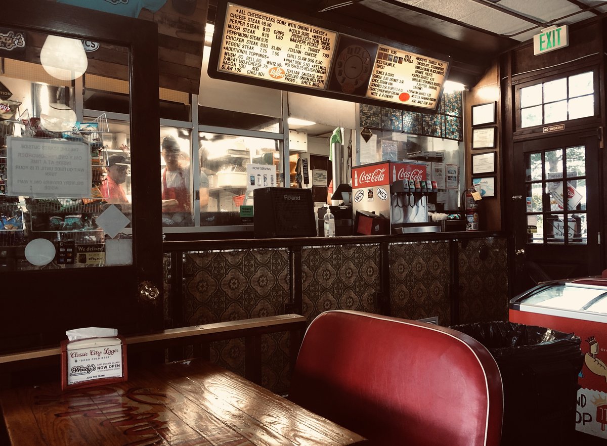 Finished an <a href="/PreserveAtl/">Atlanta Preservation Center</a> walking tour of Druid Hills and stopped at <a href="/WoodysATL/">Woody's CheeseSteaks</a> on Monroe Drive for lunch - first time in 20 years! Same as ever. Used to walk to the midtown location with colleagues from Heery International. Recommend APC tours and Woody's! - RT