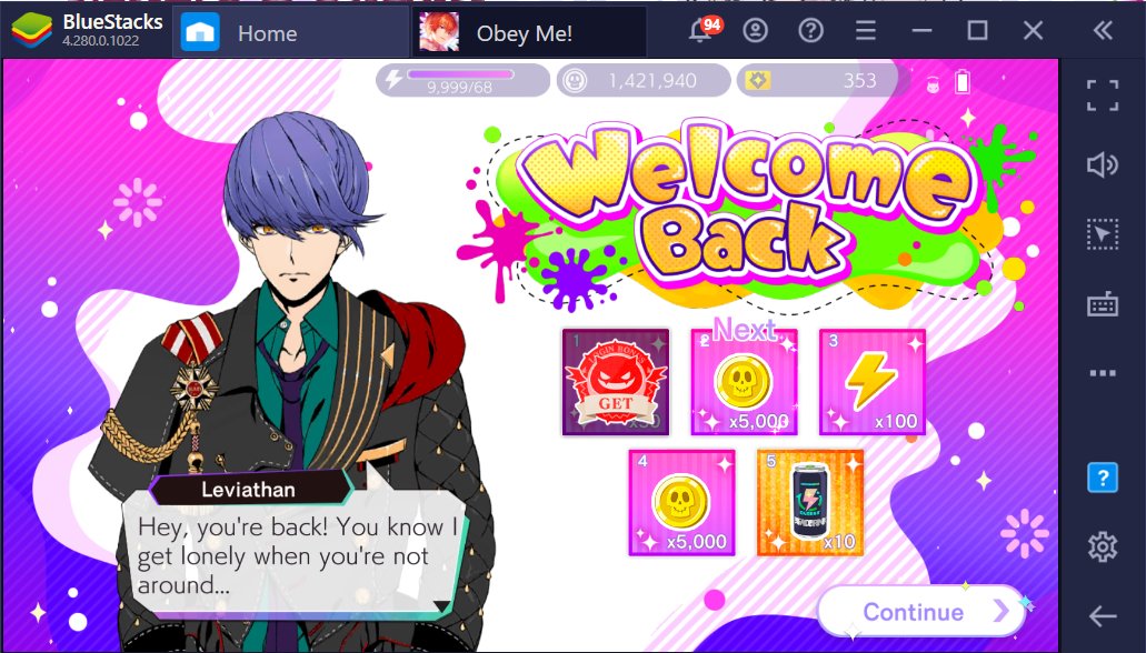 encyclomewdia's tweet photo. They nerfed the Welcome Back bonuses in Obey Me.............. https://t.co/HiV1ThcbQ0