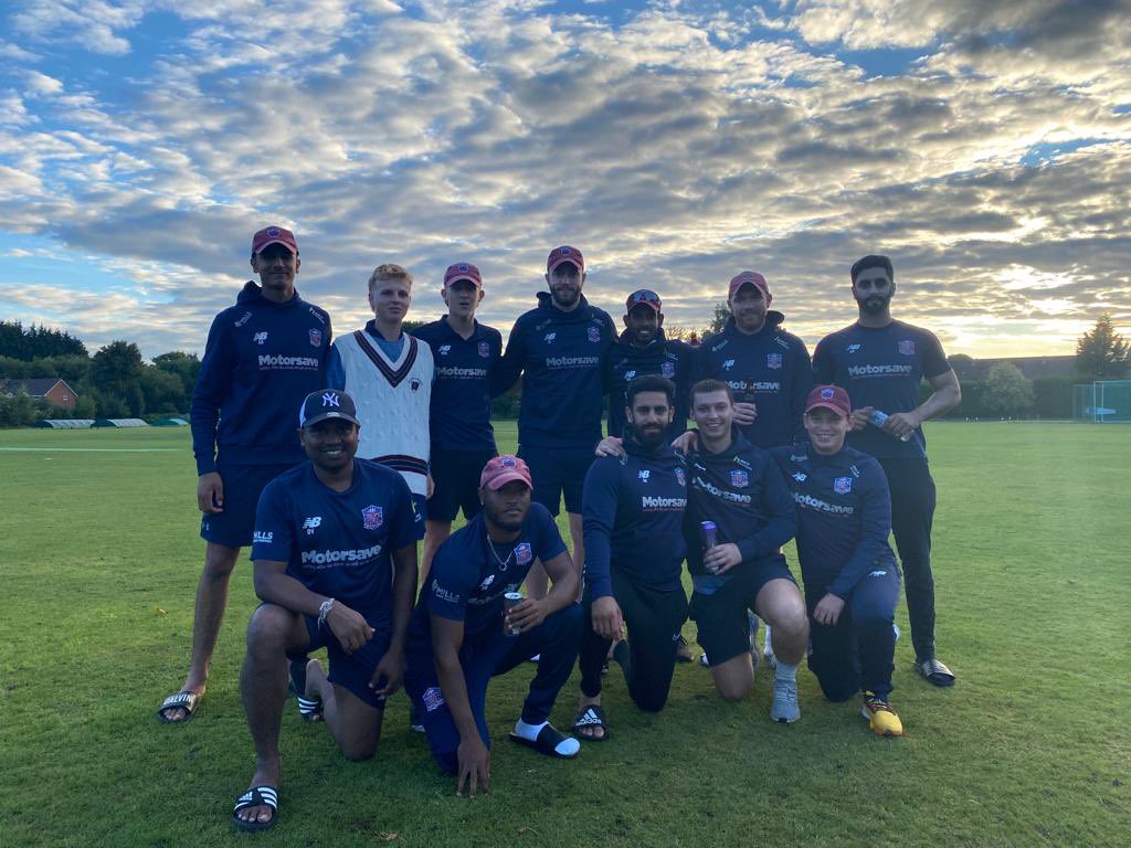 MontonCC's tweet photo. Congratulations to our 1st XI on being promoted to the @GtrMcrCricket prem 2 with a win away to @WhalleyRangeCC! Win next week and they will take the league title! https://t.co/s3YXi4MFFW