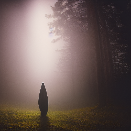 SpiritWorldNFT's tweet photo. What are these forest totems? Ghosts? Strange mushrooms? https://t.co/vi59scFeWb