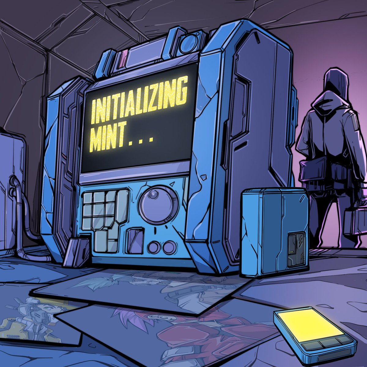 STMachineNFT's tweet photo. 🚨 Mint Countdown Activated! 🚨

After months of building, we are ready to officially bring our story to life!

Our genesis mint will drop this week to kick off the first chapter of our journey!

Mint instructions will be released soon. Who's ready to see some previews?? https://t.co/EDnC9jl4lL