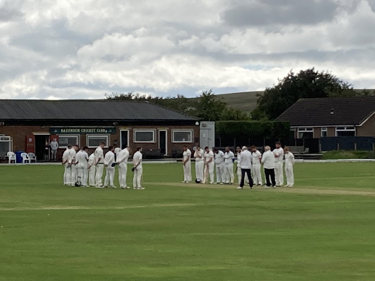 Final game of the season at Baxenden. Paid our respects first! Good win, Ellis 95, Ray 71 and Max 5fer