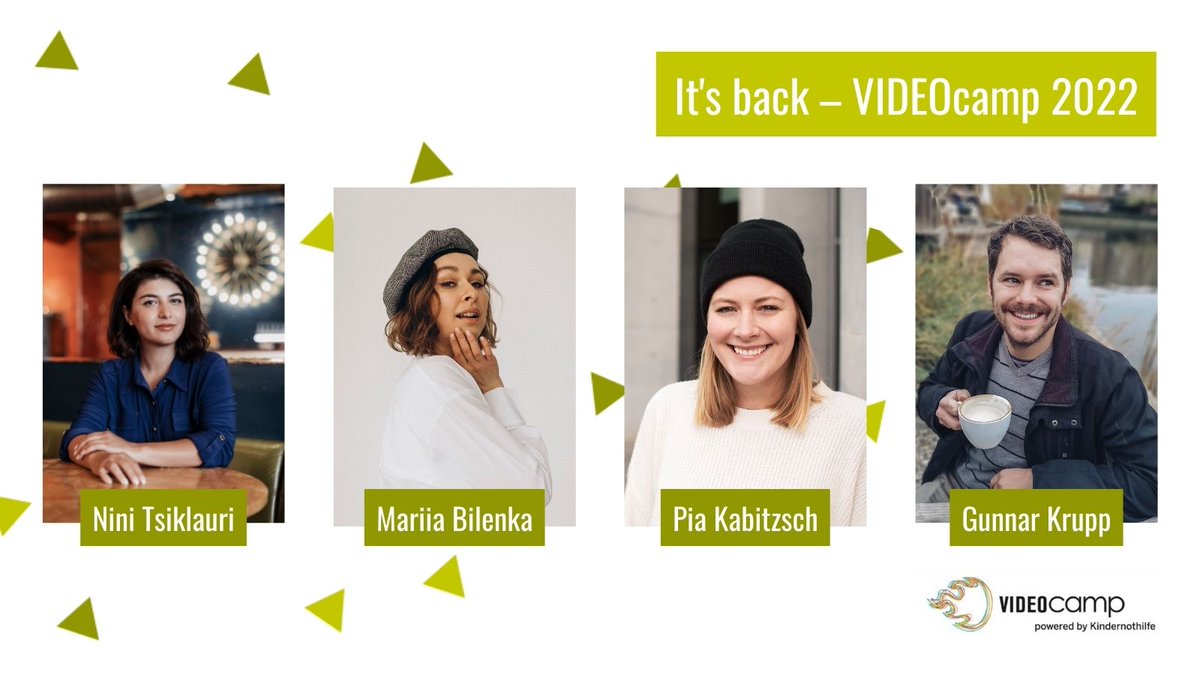 Am 2. #VIDEOcamp Tag (17.09.) haben wir spannende Themen wie #EUfluencer, #MentalHealth, #Hatespeech und #GamechangerWeek. Dabei freuen wir uns auf <a href="/ninitsiklauri/">Nini Maurer-Tsiklauri 🇬🇪🇺🇦🇪🇺</a>, Mariia Bilenka, <a href="/piakabitzsch1/">Pia Kabitzsch</a> oder <a href="/Gunnsen/">Gunnar Krupp ©</a>. Den Stream gibt's bei Twitch: videocamp.kindernothilfe.de #VC22