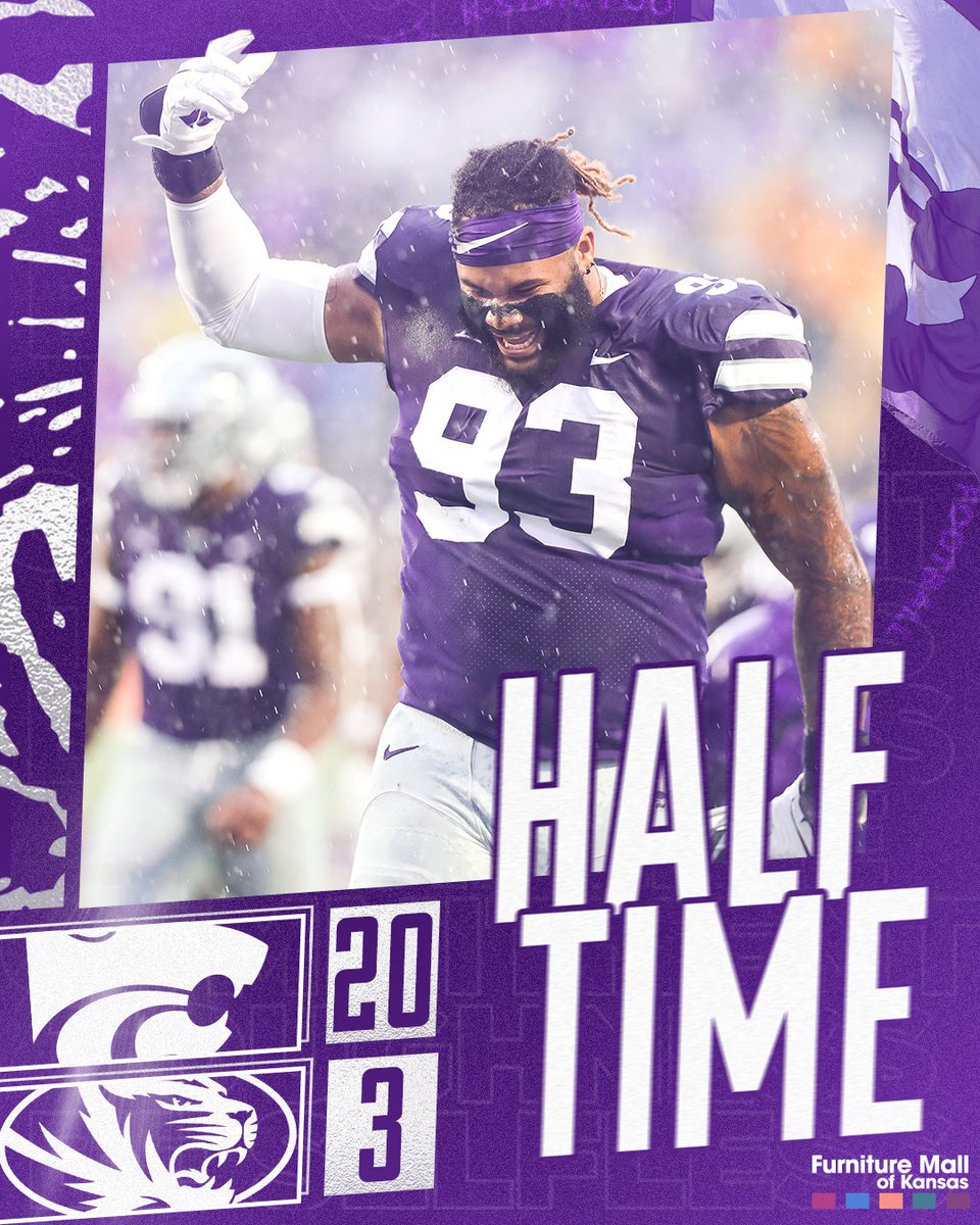 KStateFB's tweet photo. Half https://t.co/ZVVy9Lzzpw