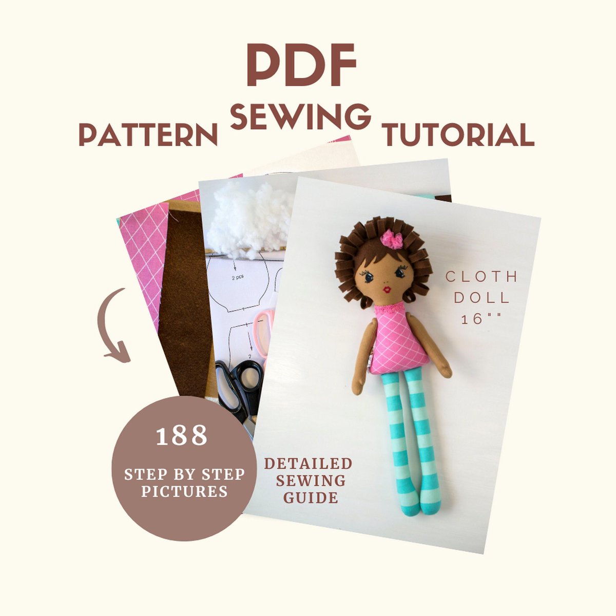 ViktoriyaP_12's tweet photo. PDF Pattern & Tutorial Cloth Doll 16'', Download Rag Doll Sewing Pattern and Detailed Instructions, Handmade Doll DIY, Fabric Doll Pattern https://t.co/WAWlUxMa1t #rainbow #birthday #dollmaking #pdfpatterndoll #pdftutorialdoll #clothdollpattern #ragdollpattern #fabricd https://t.co/vYyLxrWvNb