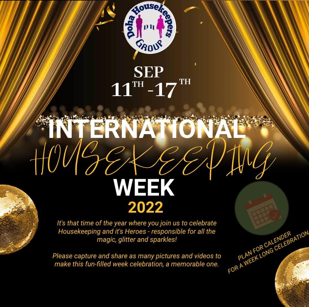 It’s one of our favorite time of the year to recognize &amp; celebrate our SUPERSTARs #InternationalHousekeepersWeek2022 <a href="/dohahotels/">Doha Qatar Hotels</a> <a href="/CleanIndiaJourn/">Clean India Journal</a> <a href="/CleanMiddleEast/">Clean Middle East</a> <a href="/TheHotelsHotel/">Hospitality News!</a> <a href="/hozpitality/">Hozpitality</a> <a href="/hotel_industry/">Hotel Motel Industry</a> <a href="/HotelierME/">HotelierME</a> <a href="/HotelOnlineNews/">Hotel-Online</a> @HandCNews <a href="/IoH_Online/">Institute of Hospitality</a> <a href="/Hospitality_Mag/">Hospitality News Mag</a>