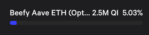 QiDaoProtocol's tweet photo. 🐮 @beefyfinance looks like you have #Qimp fans on @optimismFND
🤯The collateral hasn't even launched, yet Beefy Aave ETH received gauge votes and will be getting vault incentives during this next round
🚀Keep your eyes peeled for when the Beefy Aave token vaults launch #soon https://t.co/FiVDT39V6v