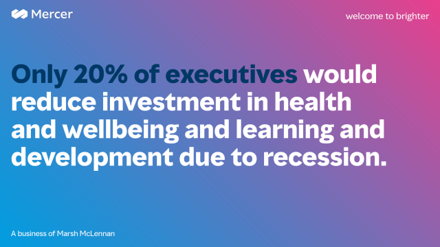 rose_kwan1's tweet photo. Even in the face of #recession, most executives are against cutting #benefits. Explore why employers are going beyond salary to attract and retain top #talent for the #FutureofWork. #HR https://t.co/lJ0pgkZhqM https://t.co/i4gbyD51Cx
