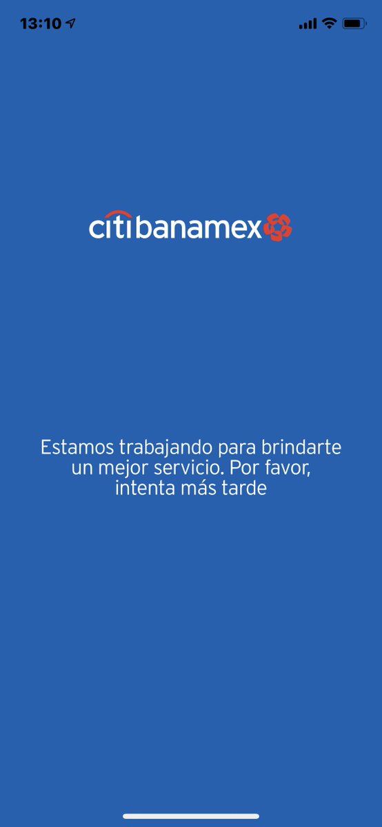 estudioaurika's tweet photo. Como cuando #Citibanamex te dice que no está fallando su sistema, que era una intermitencia. Y de todos modos sigue sin jalar. https://t.co/eBhIEX7ugQ