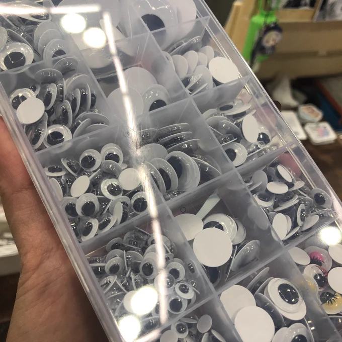 I brought a box of google eyes… 