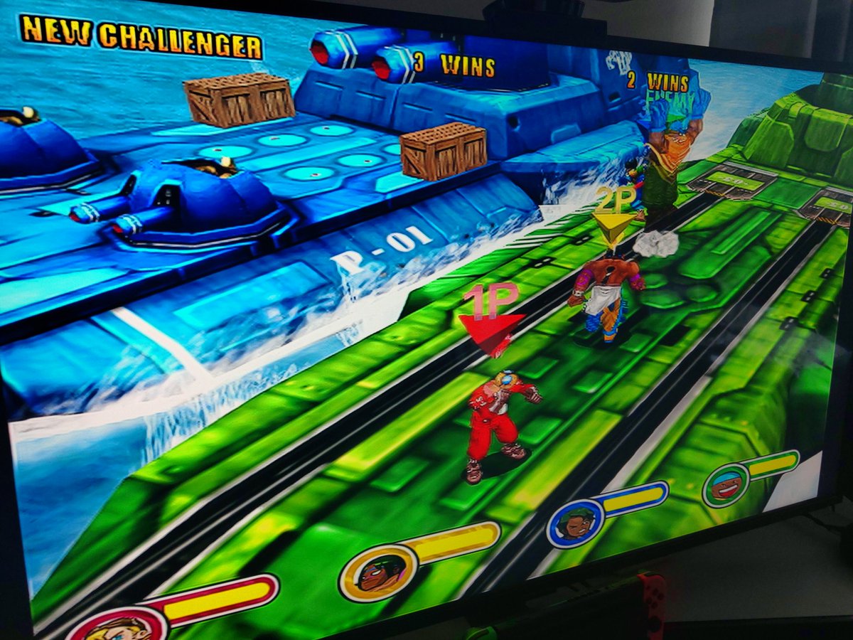MrDJPea's tweet image. #Powerstone2 on the #Sega #Dreamcast was a massive hit with the kiddos as well as being the monumentally fun game that I remember! My lad (5yrs) described it as "Adventure Smash Bros with sonic Gems" and tbh I can't really argue with that!! We need a #PowerStone3 @CapcomEurope 🤘