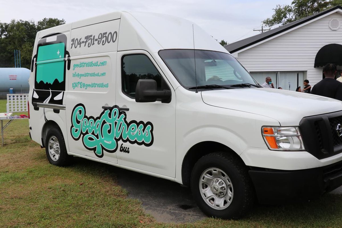 AND I introduced the Good Stress Bus.  The mobile therapy office that’s built to have in person and virtual therapy sessions truly meet you where you are