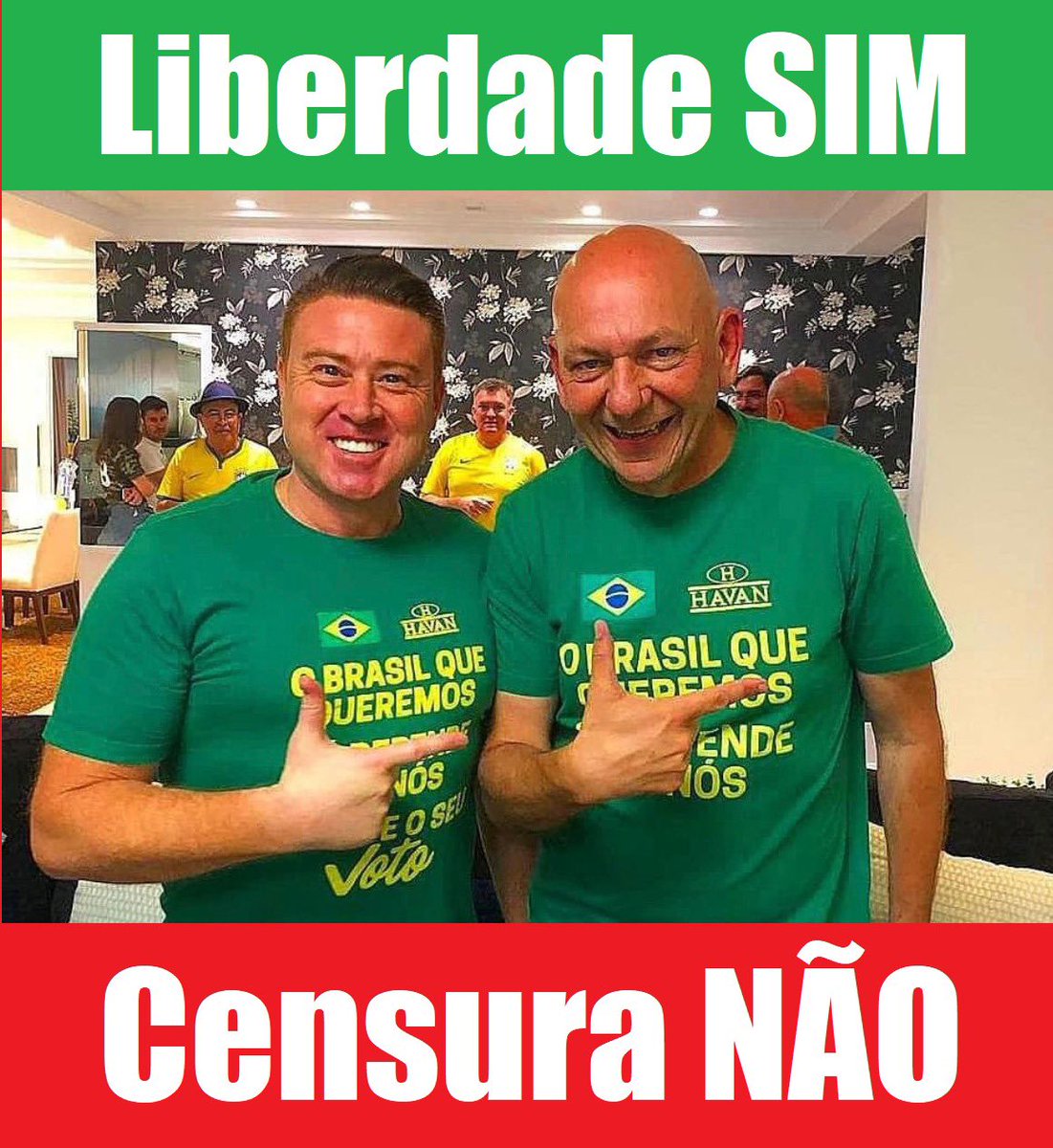FabioRdeSouza_'s tweet photo. #CensuraNao #liberdadesim #lucianohangcensurado https://t.co/nG27qSwIQH