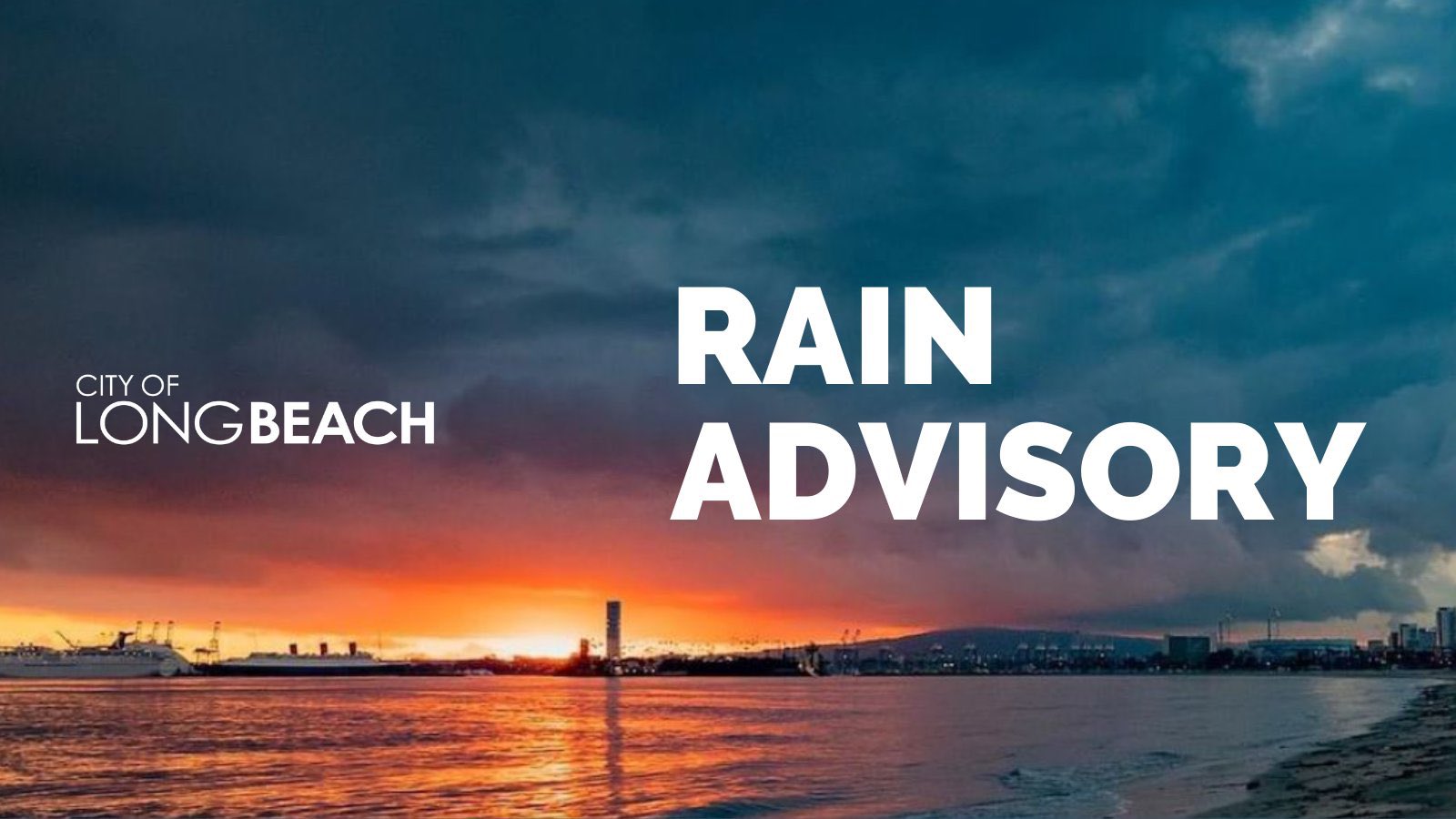 City of Long Beach on Twitter "🌧 RAIN ADVISORY ⚠️ After any significant rainfall, unhealthy