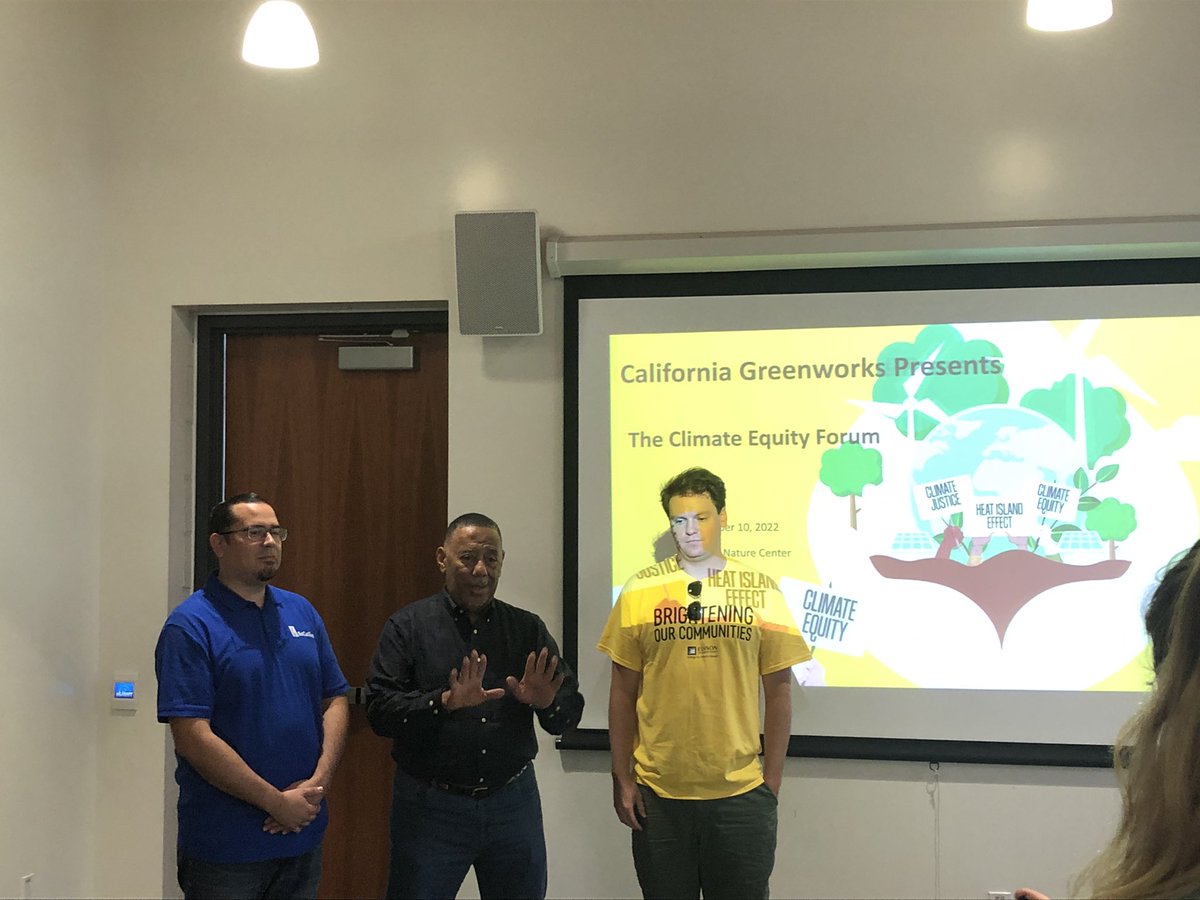 Great conversation today with <a href="/CalGreenWorks/">CaliforniaGreenWorks</a> around climate equity. <a href="/socalgas/">SoCalGas</a> proudly supporting this effort so more communities can thrive in green environments! #Aspire2045
