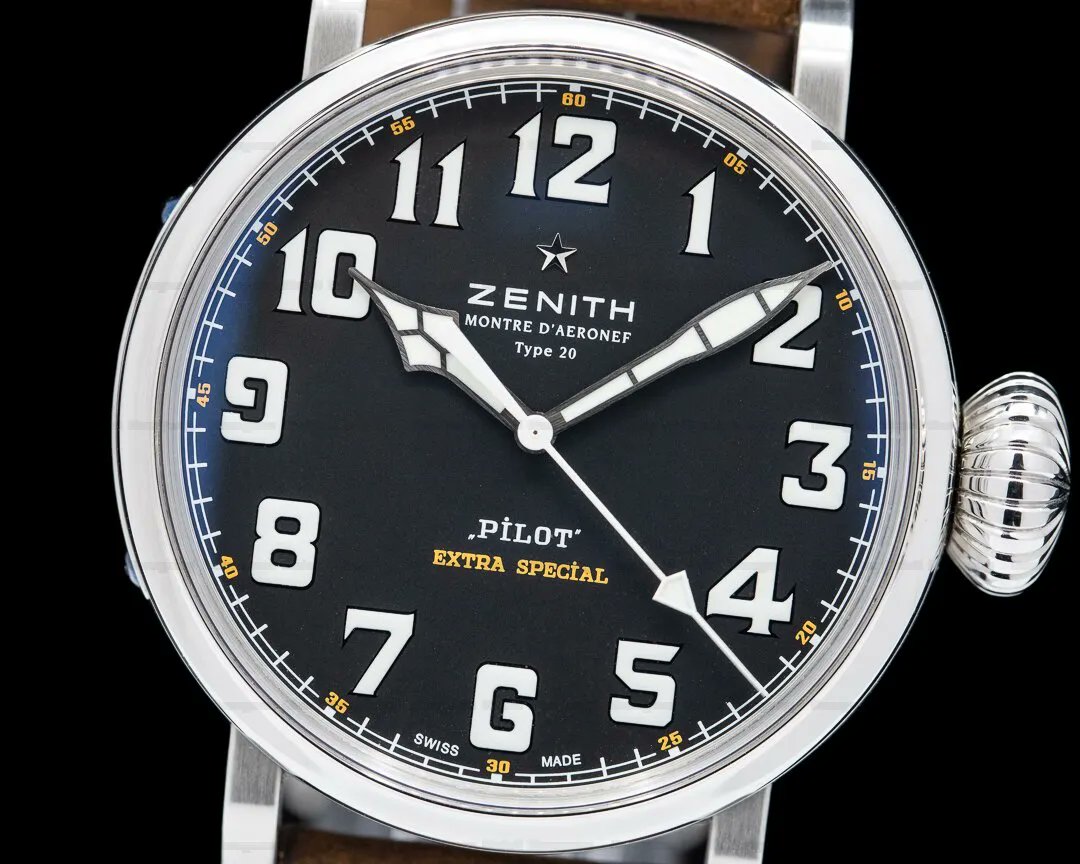 EuropeanWatchCo's tweet photo. Zenith Pilot Type 20 Extra Special. https://t.co/MiRaXRO3Lw
#Zenith
#PilotType20
#Horology
#Zenith0324303000 https://t.co/1dbiFGGc1D